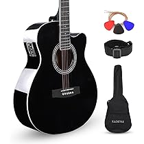 ギター Electric acoustic guitar Amazon.com: Kadence Frontier Series Acoustic Electric Guitar